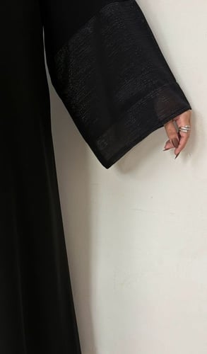 1073-قماش انترنت -كم شيفون مبطن -نص كلوش