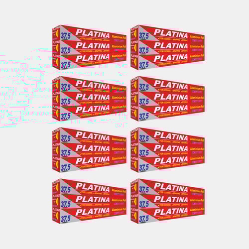 قصدير المنيوم بلاتينا مقاس 37.5 سم