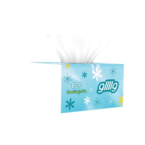 مناديل وااااو 800 منديل - 10 عبوات