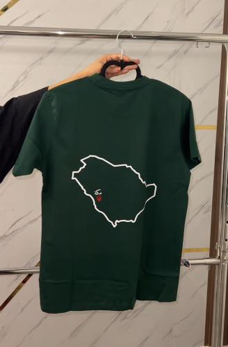 تيشرت خريطة المملكة مع اسم المدينه