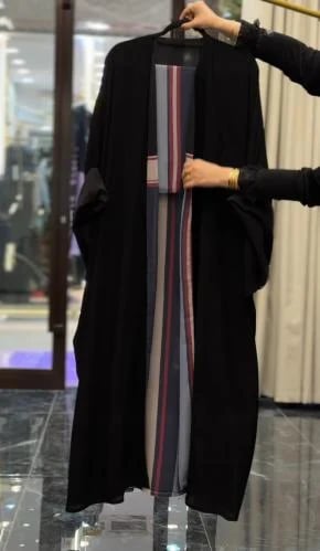 عباية شتوية دبل فيس