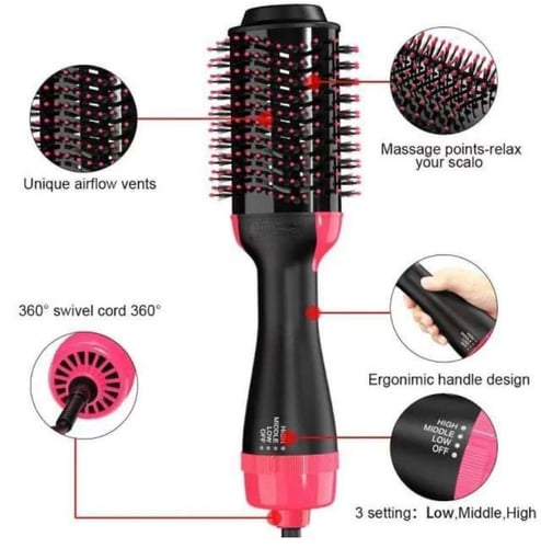 مشط مجفف الشعر الحراري