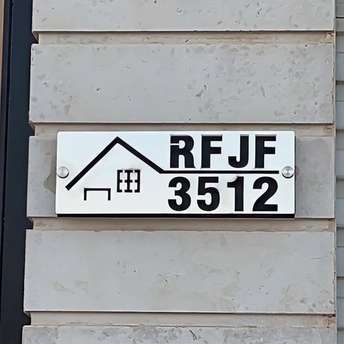 لوحة عنوان بيتك 4