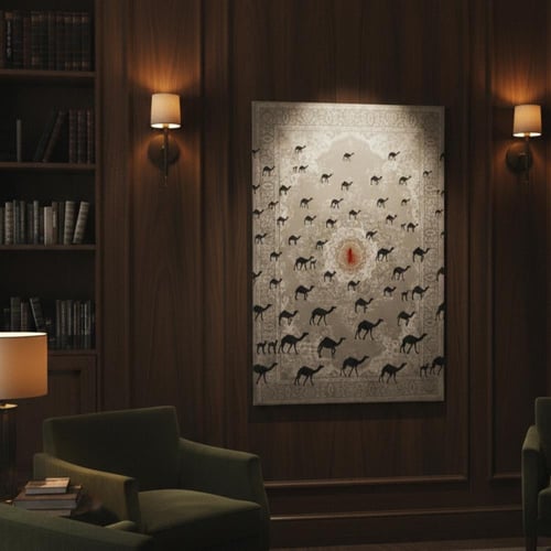 لوحة تراثية حداء