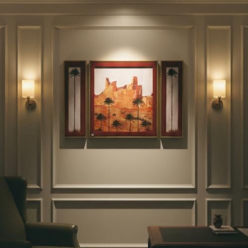 لوحات جدارية ثلاثية بتصميم تراثي أنيق