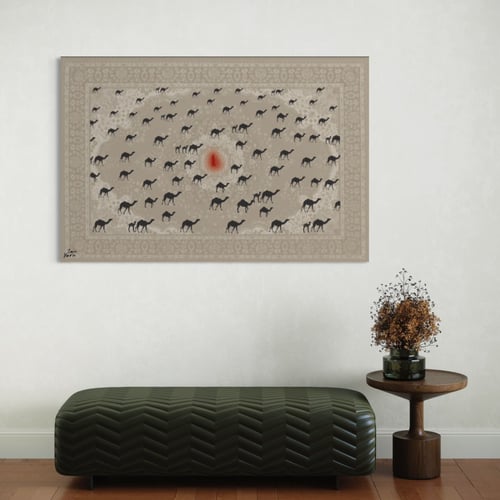 لوحة تاريخية | الحداء | 100 * 150 سم