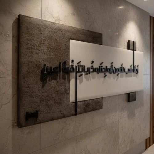 Luxurious mural combining three materials