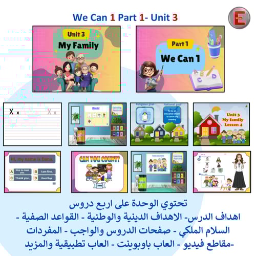 عروض تقديمية We Can 1- Part 1-All Units