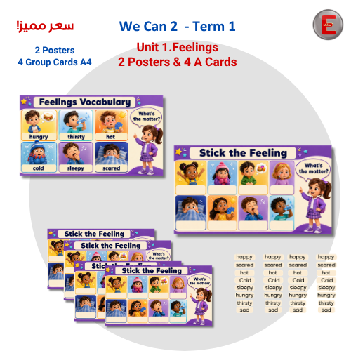 Unit1-Feelings Posters and stick it