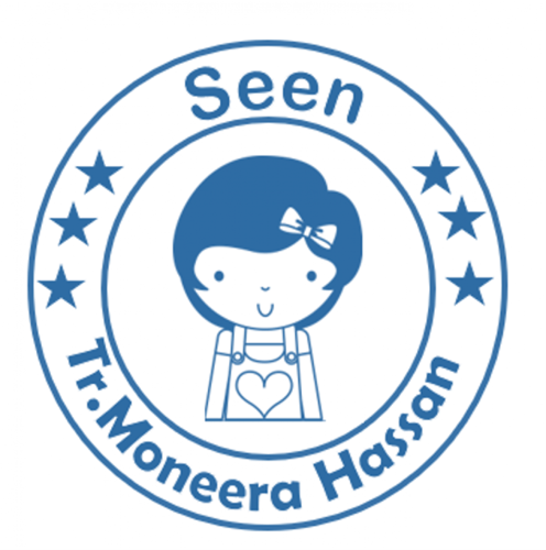 ختم دائري انجليزي ( حدد اللون والشكل )