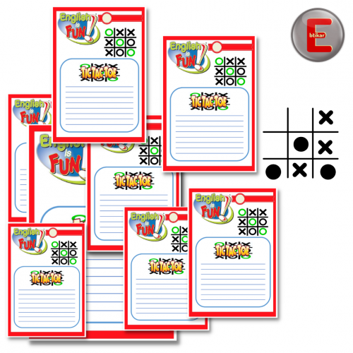 تك تاك تو (9 بطاقات و 10 اكس او ممغنط )