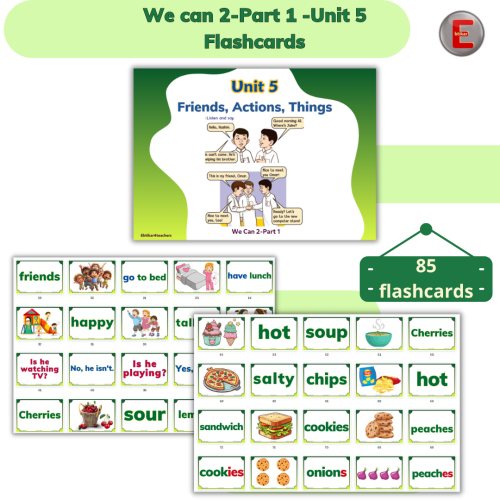 فلاشات (We can 2-part 1-Unit 5)