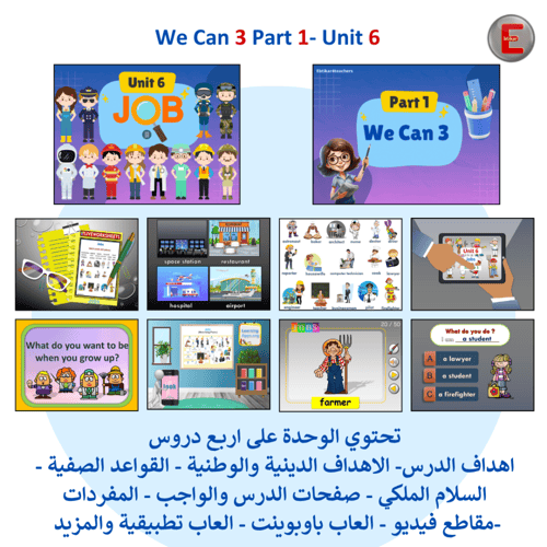We Can 3 Part 1-All Units عروض تقديمية