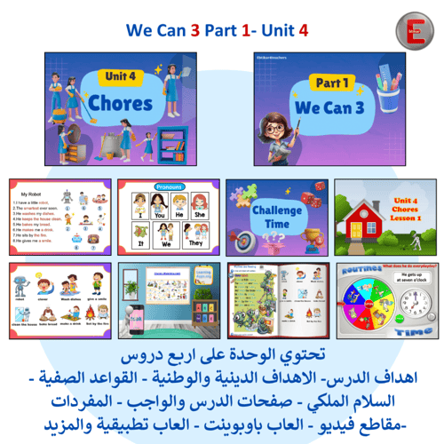 We Can 3 Part 1-All Units عروض تقديمية