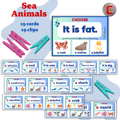 Unit 2-Sea Animals -Clip it