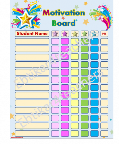 لوحة تعزيز النجوم الانجليزي (3A+)