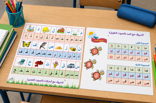 لوحة الحرف والصورة 28 حرف - PDF
