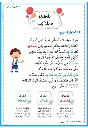 مهارة تحليل الكلمات - PDF