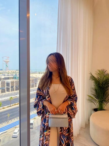 عباية حرير مشجر M52