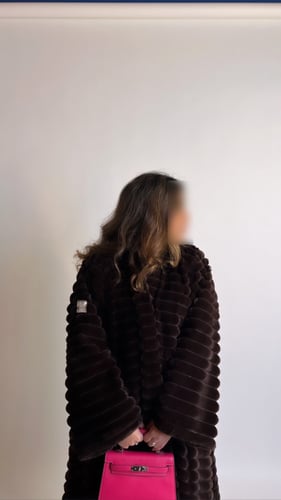 عباية فرو فرنسي كامل M17