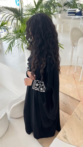 عباية بشت بشك لؤلؤ بالاكمام