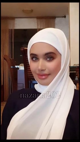 حجاب متصل بطاقية قطن