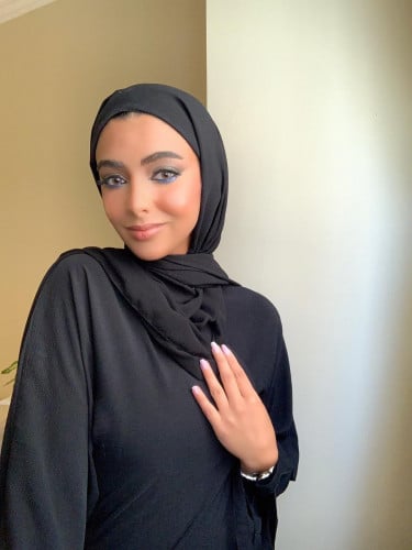 حجاب متصل بطاقية قطن