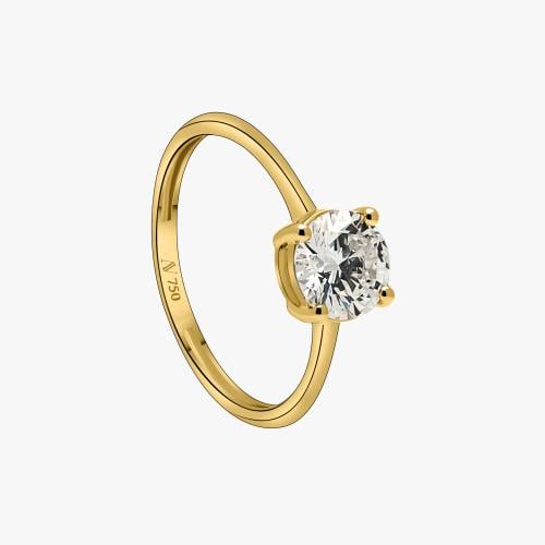 خاتم السوليتير قيراط