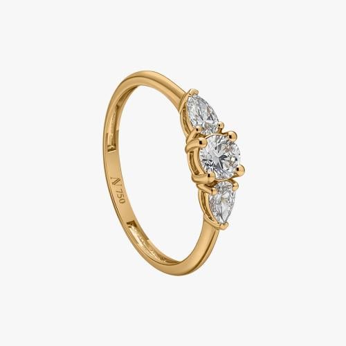 خاتم السوليتير 0.80 قيراط