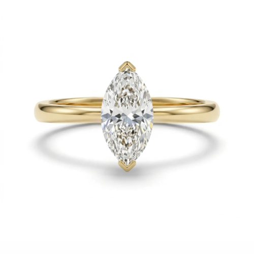 Marquise Solitaire Ring 2 Carat