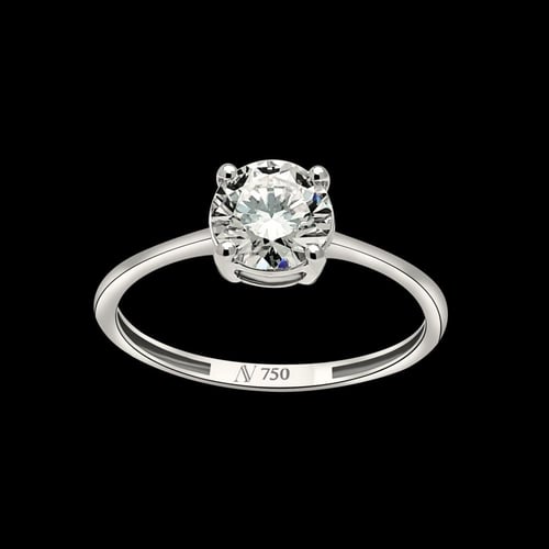 خاتم السوليتير قيراط