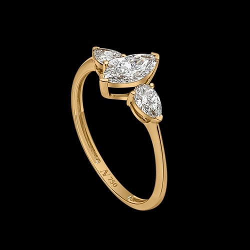 خاتم الماركيز 0.80 قيراط