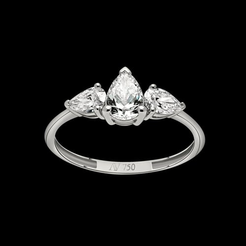 خاتم الدمعة 0.9 قيراط