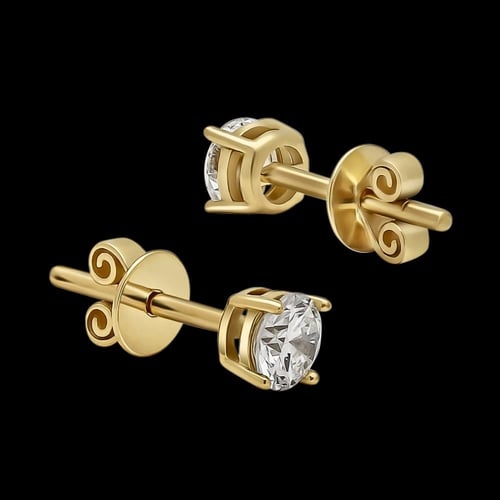 قلادة و سوارة و حلق سوليتير اي ڤي