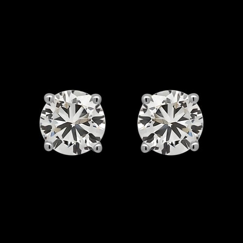 قلادة و حلق سوليتير اي ڤي