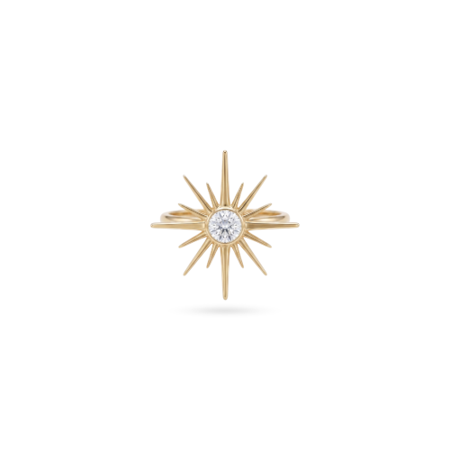 Sun Solitaire Ring 0.25 Carat