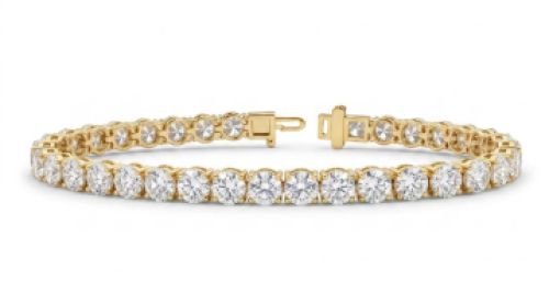 AV tennis bracelet sparkles with every step, 14.5c...