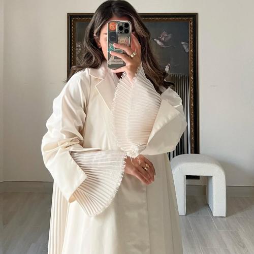 Light Off-white Katan Abaya