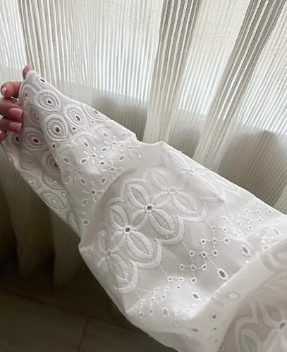 Embroidered linen