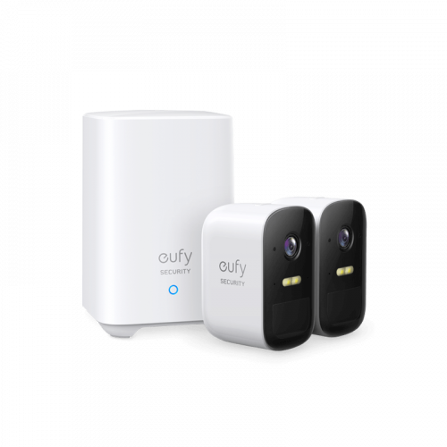 جهاز تسجيل مع 2 كاميرا خارجية