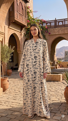 Dress with headscarf