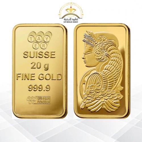 A 20-gram 24-karat bride's bar