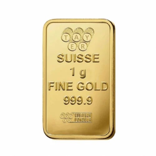 1 gram gold bar bride