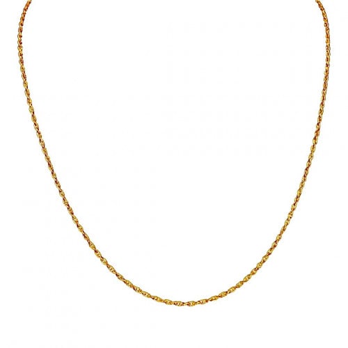 21-carat twisted necklace