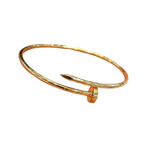 Gold nail bracelet 18 karat