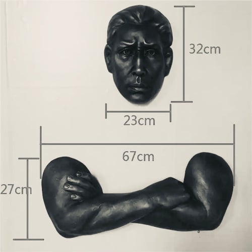 مودرن ديكور مجسم الرجل قطعتين منفصله متوفر لونين (...