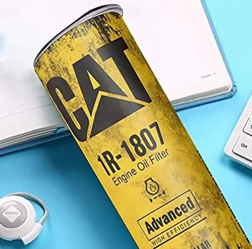 مطارة مياة للتخزين وحفظ الحرارة بشكل فلتر زيت CAT