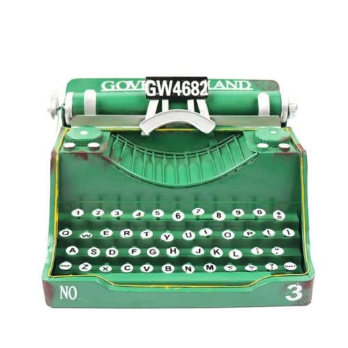 مجسم ديكور حديد ألة كاتبة