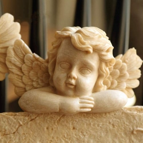 لوحة ديكور ترحيبية بشكل أطفال ملائكة welcome