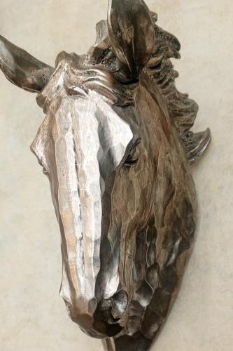 مجسم ديكور تعليق جداري بشكل حصان